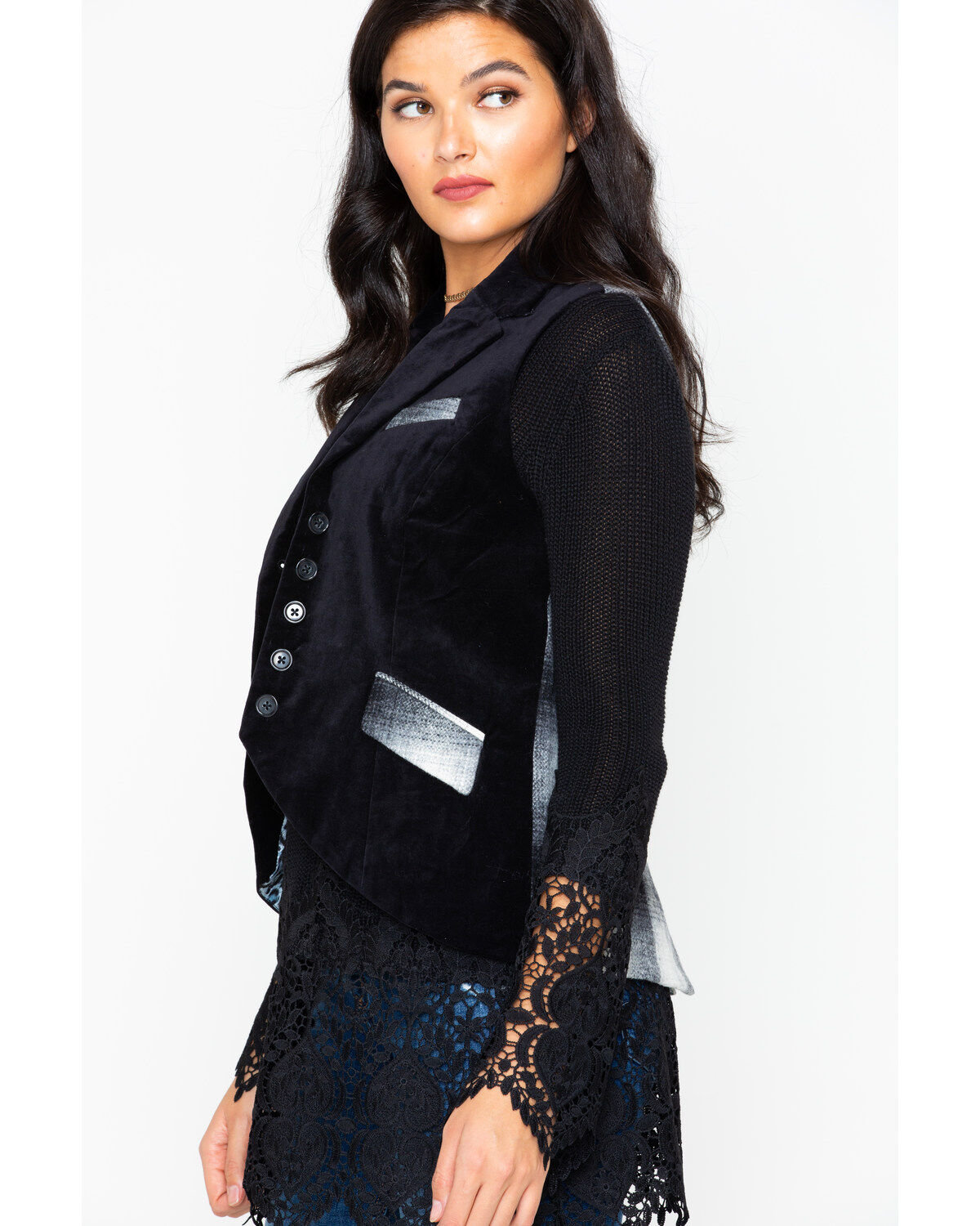 Image #5 - Tasha Polizzi Women's Windsor Vest, White, hi-res