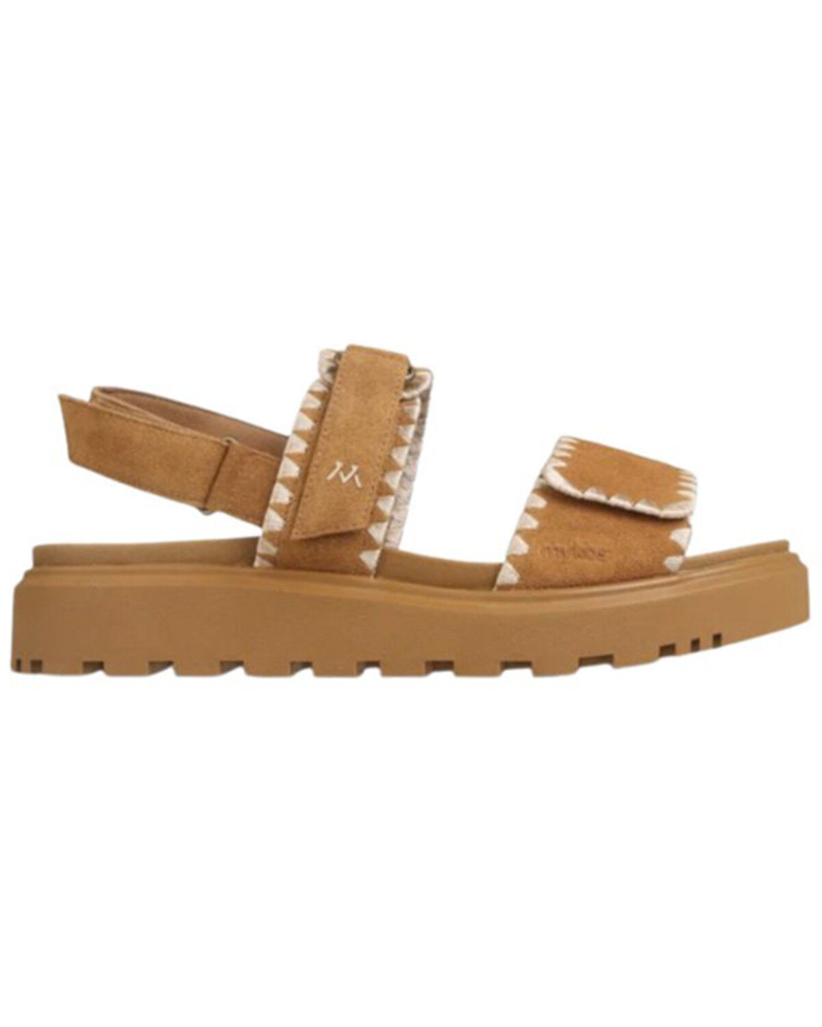 Image #2 - Mykos Women's Ciara Hook & Loop Sandals, Chestnut, hi-res