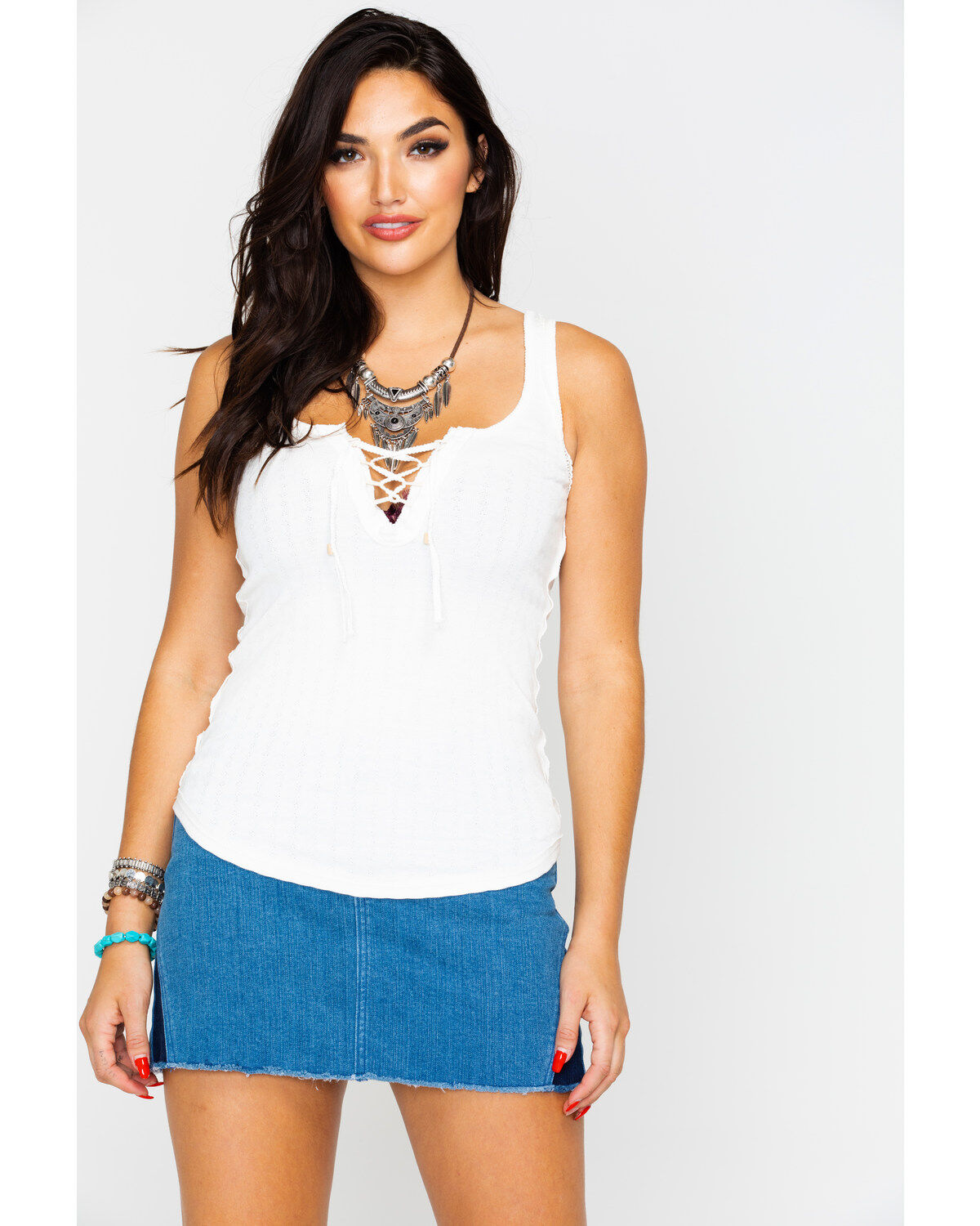 Image #4 - Idyllwind Women's Lace Up Trustie Tank, , hi-res