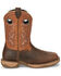 Tony Lama Men's Lopez Waterproof Western Work Boots - Steel Toe, Brown, hi-res