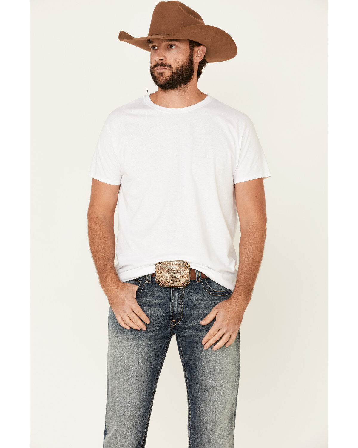 Image #2 - Ariat Men's M4 Kentucky Stockton Stretch Relaxed Straight Jeans, , hi-res