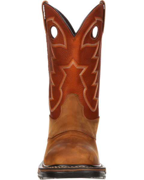 Image #4 - Rocky Men's Original Ride Western Boots, Tan, hi-res