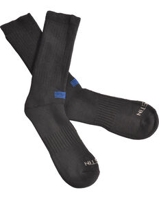 justin boot socks over calf