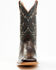 Image #4 - Cody James Men's Montana Western Boots - Broad Square Toe, Dark Brown, hi-res
