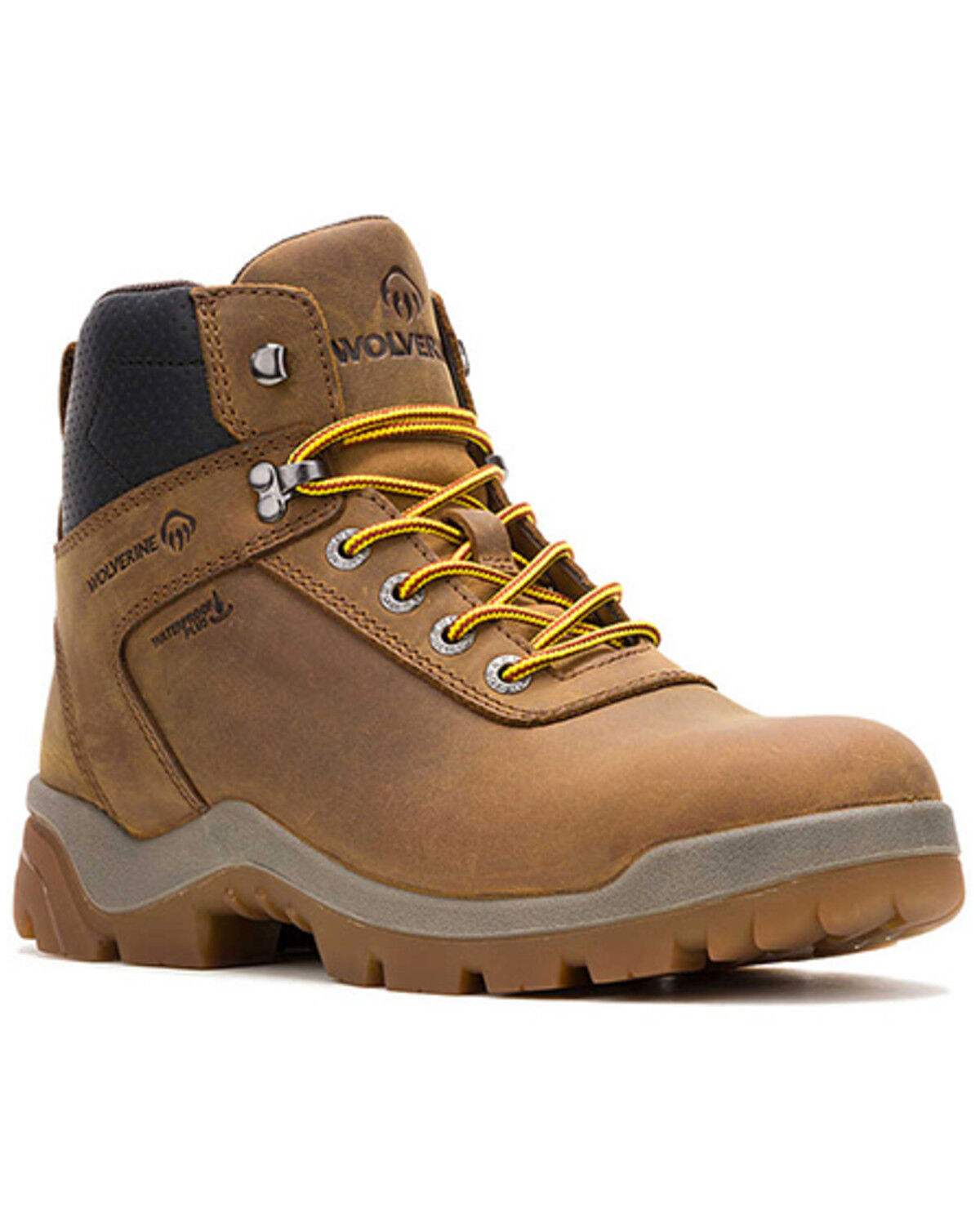 Image #1 - Wolverine Men's 6" Vantage Ft. Hyperrest Work Boots - Soft Toe, Tan, hi-res