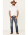 Image #1 - Cody James Core Men's Travois Medium Wash Mid Tier Stretch Slim Straight Jeans , , hi-res