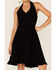Image #4 - Scully Peruvian Cotton Halter Top Mini Dress, Black, hi-res