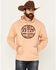 Image #1 - Ariat Men's Boot Barn Exclusive Canyon Southwest Circle Graphic Hooded Sweatshirt, , hi-res