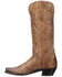 Image #3 - Lucchese Women's Patsy Western Boots - Snip Toe, Tan, hi-res