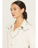 Image #2 - Idyllwind Women's Fairlawn Sateen Studded Long Sleeve Button-Down Western Shirt, Cream, hi-res
