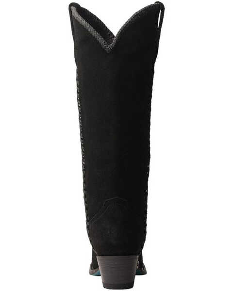 Image #3 - Lane Women's Plain Jane Western Boots - Round Toe, Black, hi-res