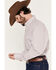 Image #2 - Wrangler Men's Classics Micro Paisley Print Long Sleeve Button-Down Western Shirt, Red, hi-res