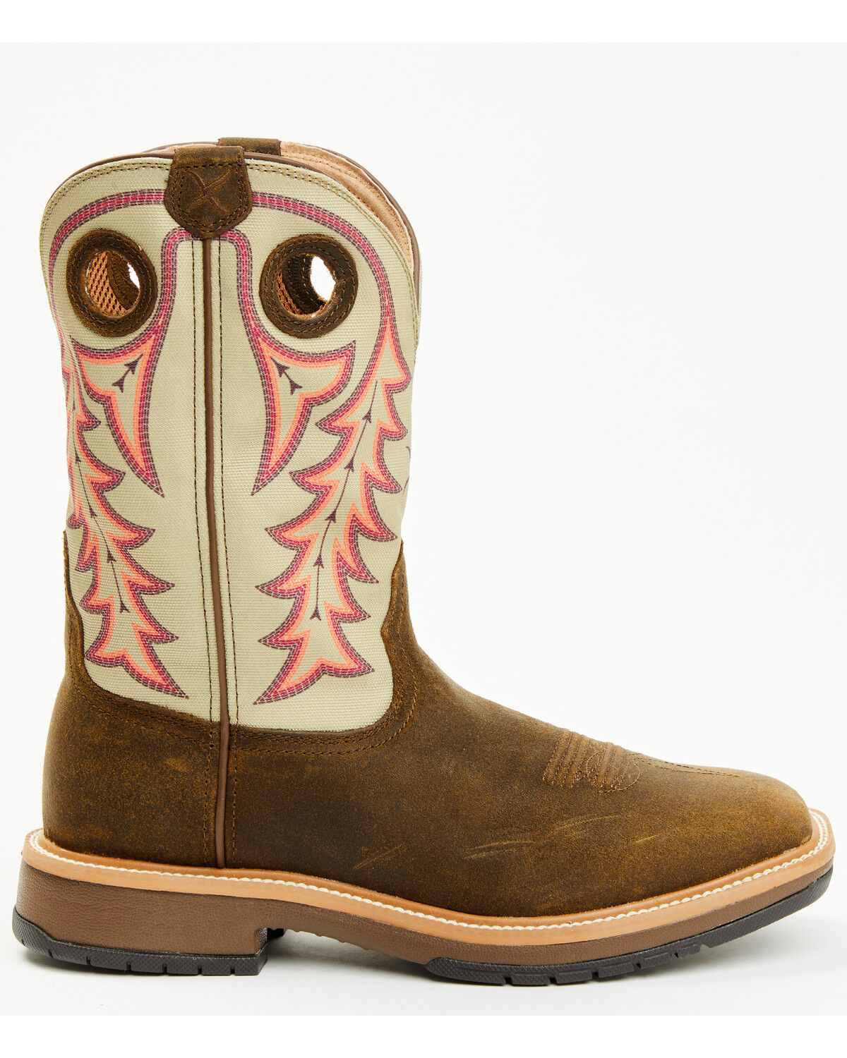 Image #2 - Twisted X Men's Horseman Western Boots - Broad Square Toe, Brown, hi-res