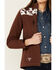 Image #3 - Cowgirl Hardware Women's Cow Print Yoke Softshell Jacket, Brown, hi-res