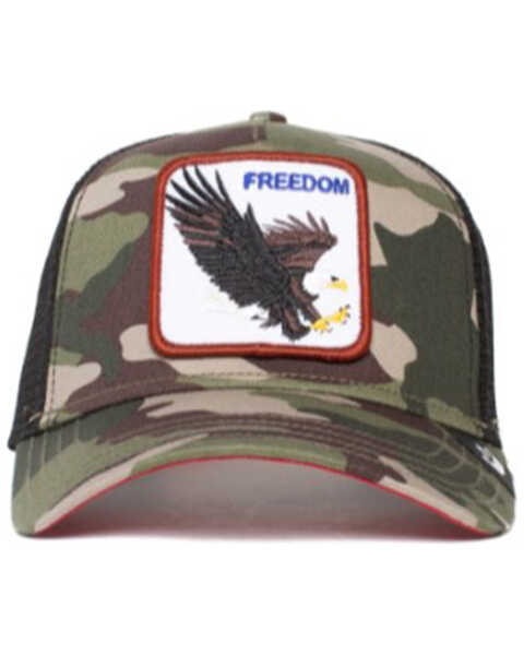 Goorin Bros Men's Freedom Eagle Camo Print Trucker Cap, Camouflage, hi-res