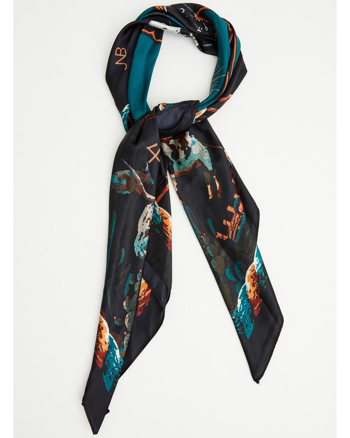 Image #2 - Cody James Men's Arlow Printed Wild Rag, Turquoise, hi-res