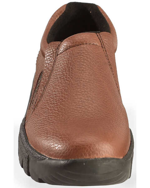 Image #4 - Roper Men's Performance Sport Slip On Shoes, Brown, hi-res