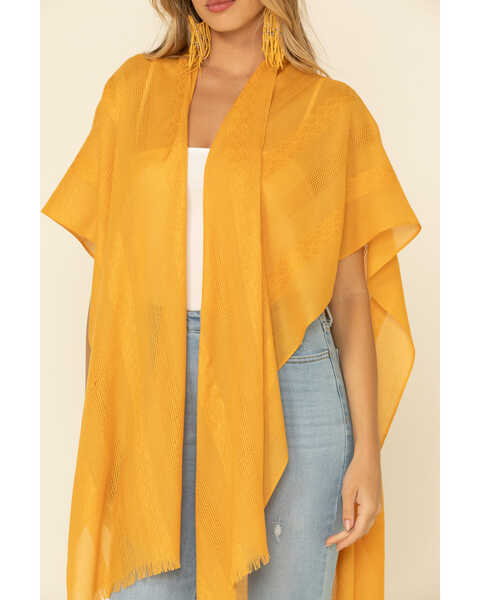 Image #4 - Shyanne Women's Golden Hour Woven Shawl, Yellow, hi-res