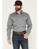 Image #1 - Hawx Men's FR Woven Long Sleeve Button-Down Work Shirt - Tall, Grey, hi-res