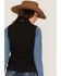 RANK 45 Women's Softshell Riding Vest, Black, hi-res