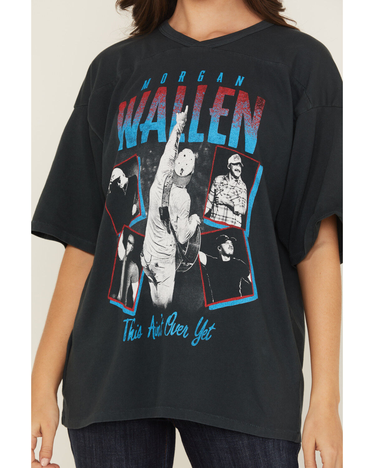 Image #3 - Day Dreamer Women's Morgan Wallen Short Sleeve Concert Tee, Black, hi-res