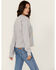 Image #4 - Bohemian Cowgirl Women's Country Road Cropped Sweatshirt, Grey, hi-res