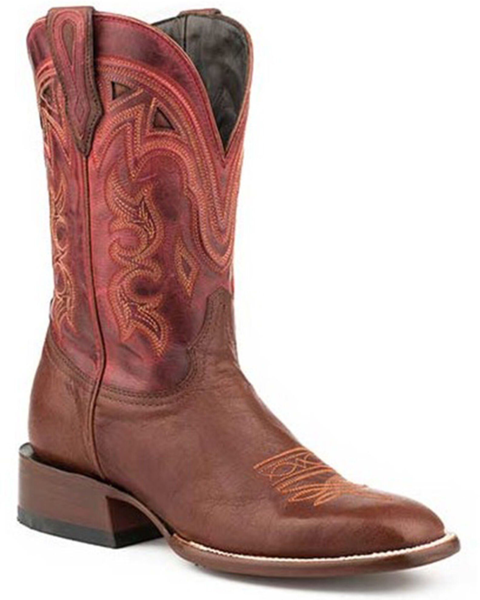 Stetson Women s Joliet Western Boots Broad Square Toe Boot Barn