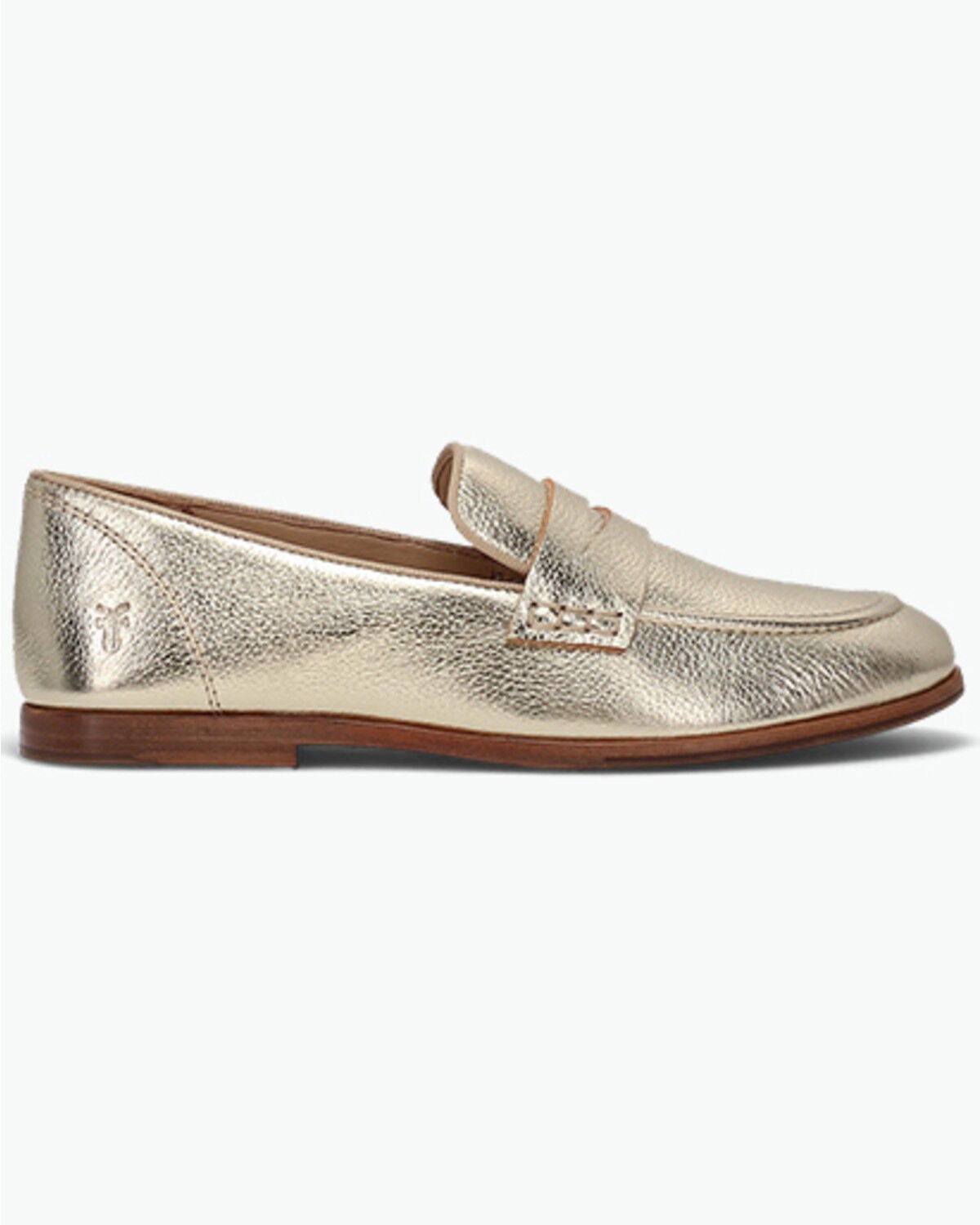 Image #2 - Frye Women's Faith Loafers, Gold, hi-res