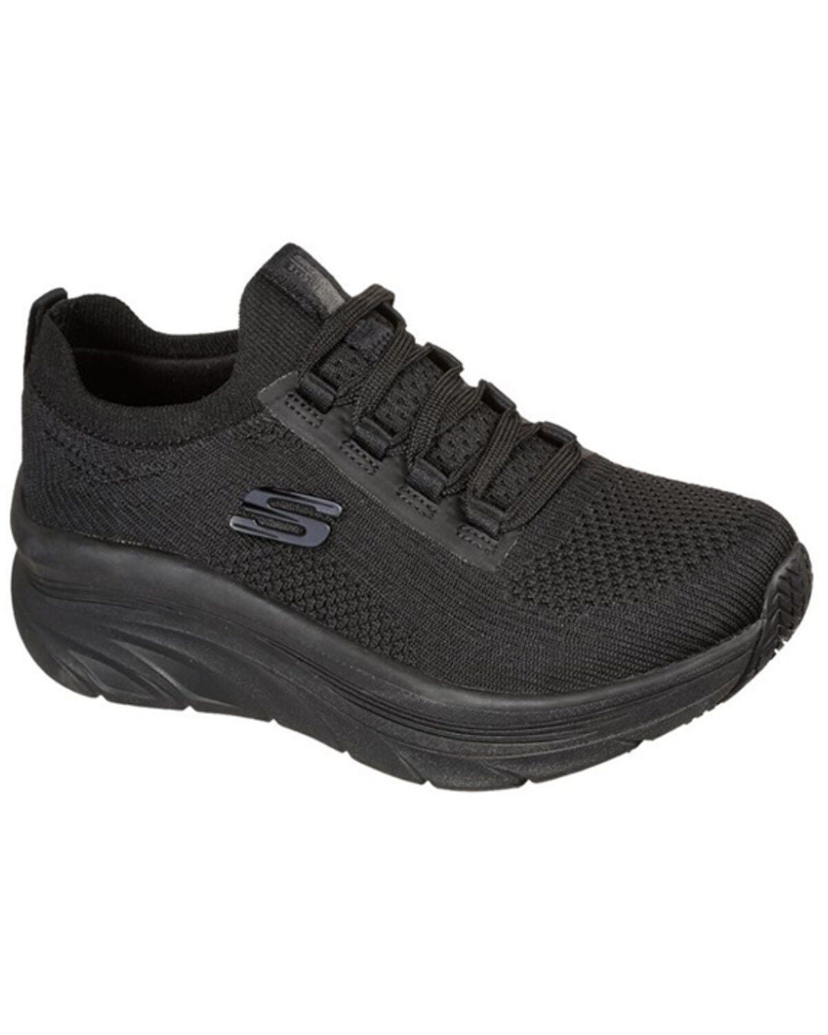 Skechers Women's D'Lux Walker - Round Toe, Black, hi-res