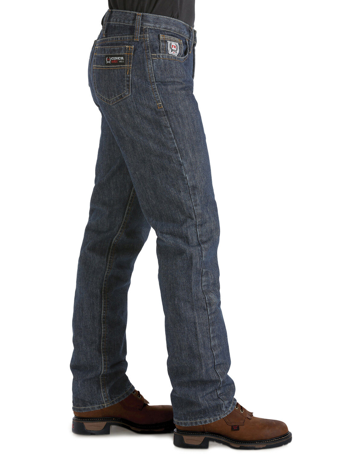 Image #2 - Cinch Men's FR White Label WRX Jeans - 38" inseam, , hi-res