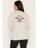 Image #1 - Ariat Women's Rebar Cotton Strong Flying Eagle Long Sleeve Work T-Shirt, Grey, hi-res