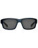Hobie Men's Snook Satin Black & Gray Polarized Sunglasses , Black, hi-res