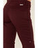 Image #3 - Wrangler Women's Slim Fit Utility Pants, Maroon, hi-res