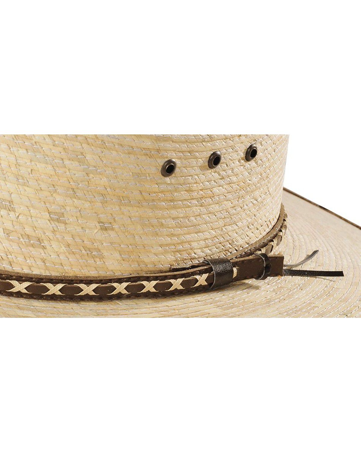 Image #2 - Resistol Kids' Brush Hog Jr. Straw Cowboy Hat, Tan, hi-res