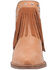 Image #4 - Dingo Women's Fine N' Dandy Leather Booties - Snip Toe, Caramel, hi-res