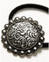 Image #3 - Shyanne Women's Kaylee Concho Hair Tie Set - 2 Piece, Silver, hi-res
