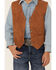 Scully Kid's Boar Suede Vest, Bourbon, hi-res