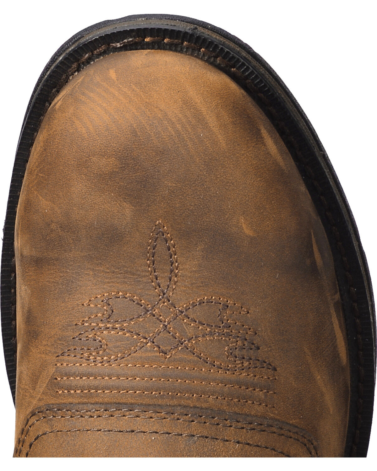 Image #12 - Durango Men's Rebel Saddle Western Boots, Bark, hi-res