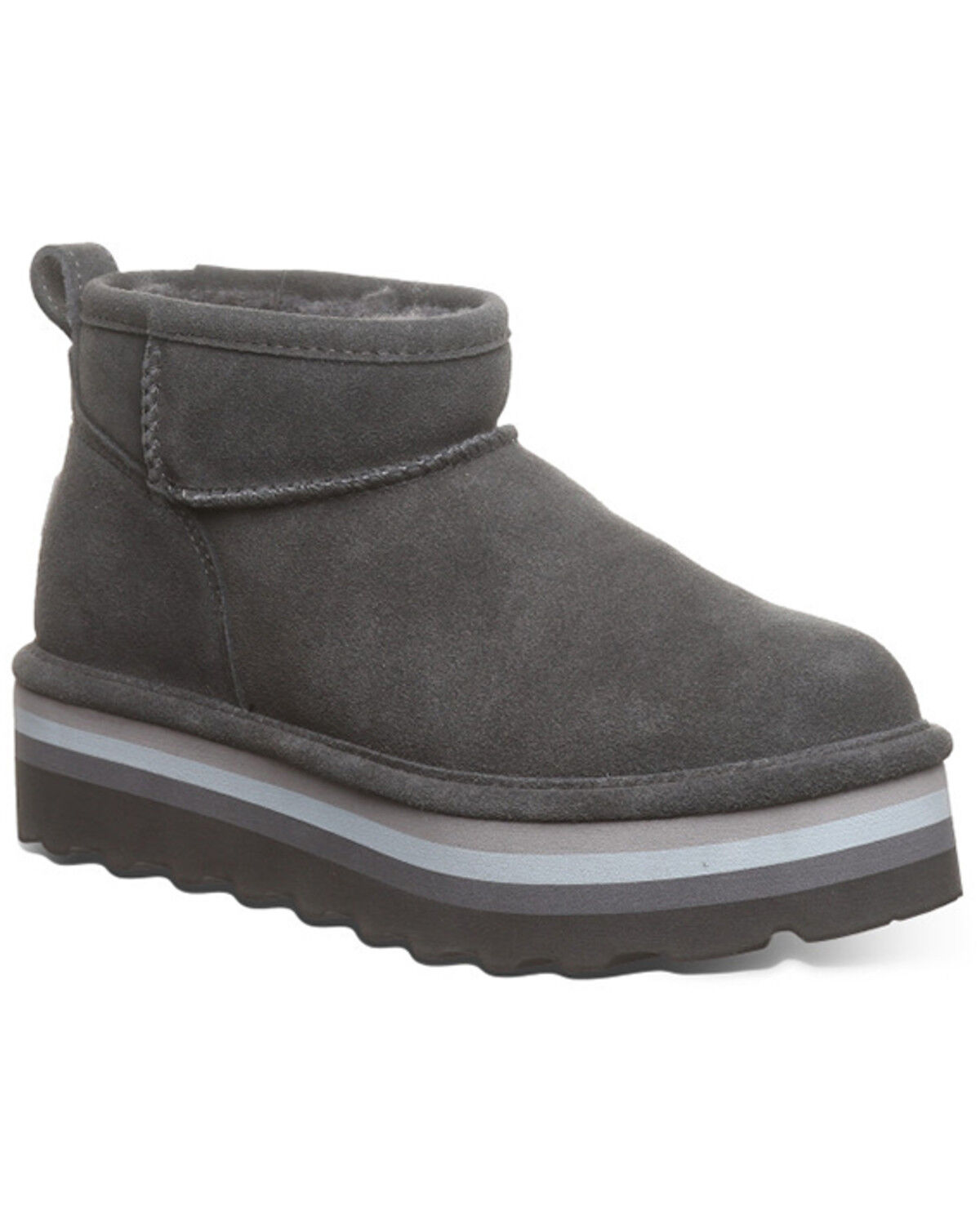 Image #1 - Bearpaw Women's Retro Shorty Casual Boots, Grey, hi-res