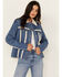 Idyllwind Women's Medium Wash Sherpa-Lined Denim Jacket, Medium Wash, hi-res