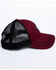 Image #3 - Moonshine Spirit Men's Burgundy Embroidered Logo Mesh Ball Cap, Burgundy, hi-res