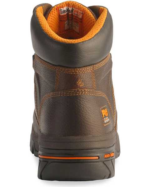 Image #7 - Timberland Pro Brown 6" Helix Boots - Composite Toe, Brown, hi-res