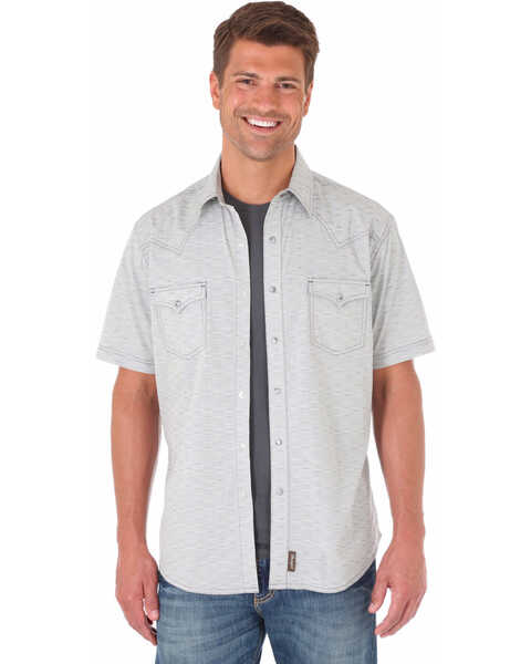 Image #1 - Wrangler Retro Men's Short Sleeve Western Shirt , , hi-res