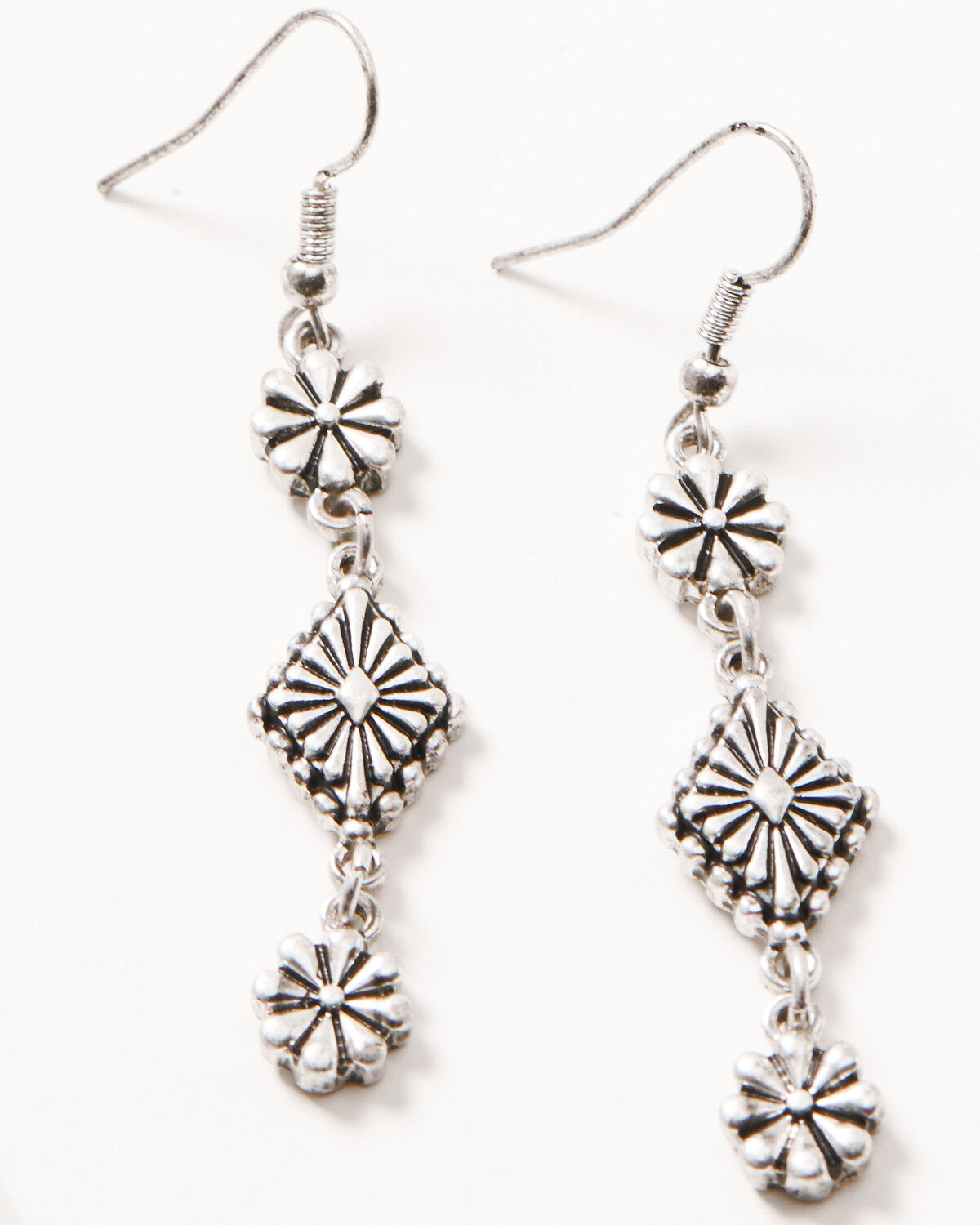 Image #1 - Shyanne Women's Shiloh Ridge Delicate Drop Earrings, Silver, hi-res
