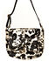 Image #2 - Shyanne Women's Sorrel Cow Print Shoulder Saddle Bag Purse, Black, hi-res