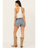 Image #4 - Idyllwind Women's Foster Medium Wash Embroidered High Rise Denim Shorts, Medium Wash, hi-res