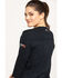 Ariat Women's FR AC Long Sleeve Work Top, Black, hi-res