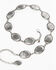 Tony Lama Women's Nicole Concho Belt, Silver, hi-res