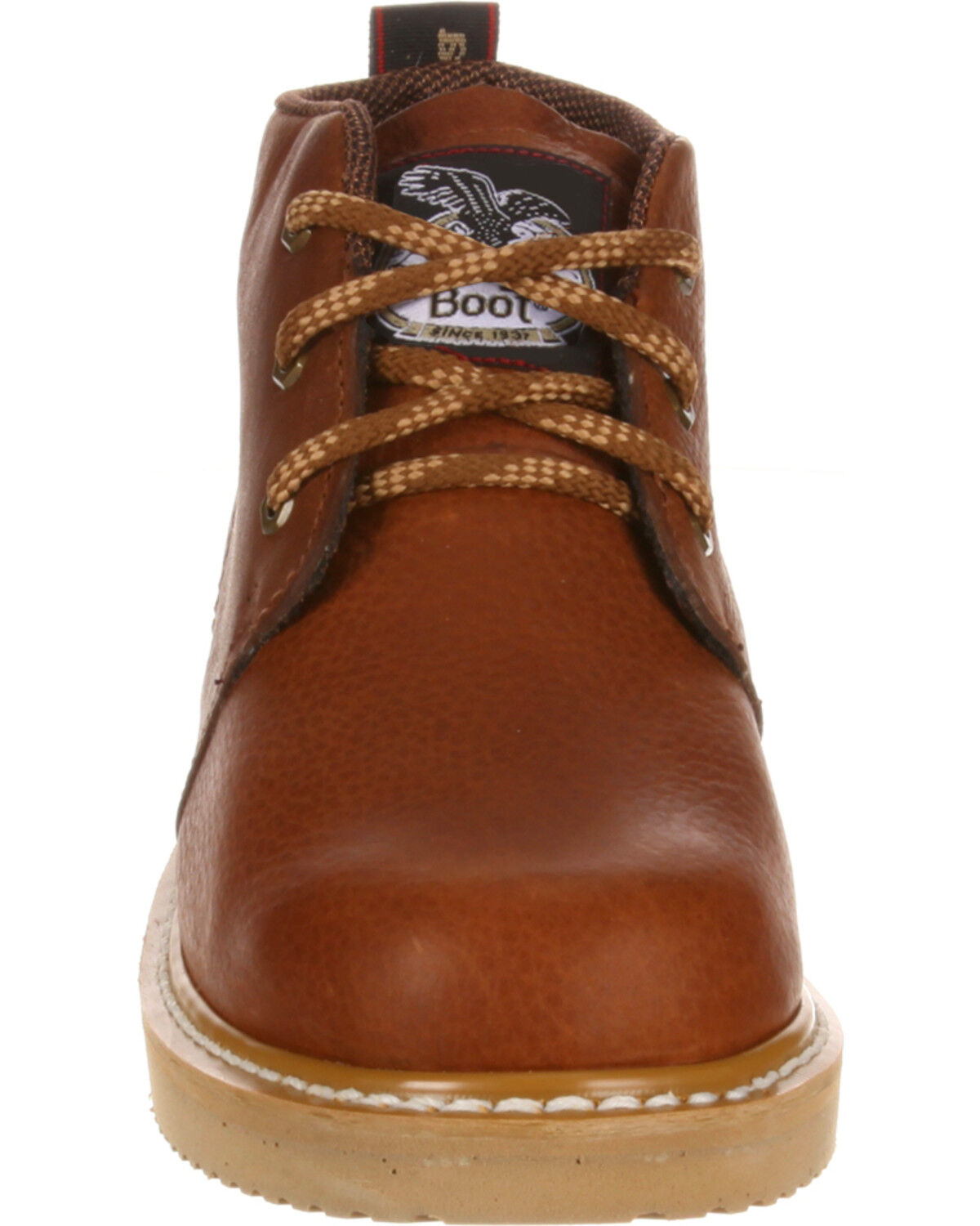 Image #11 - Georgia Men's Farm & Ranch Chukka Work Boots, Brown, hi-res
