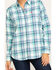 Image #4 - Ariat Women's Boot Barn Exclusive FR Gisela Plaid Print Long Sleeve Work Shirt, , hi-res